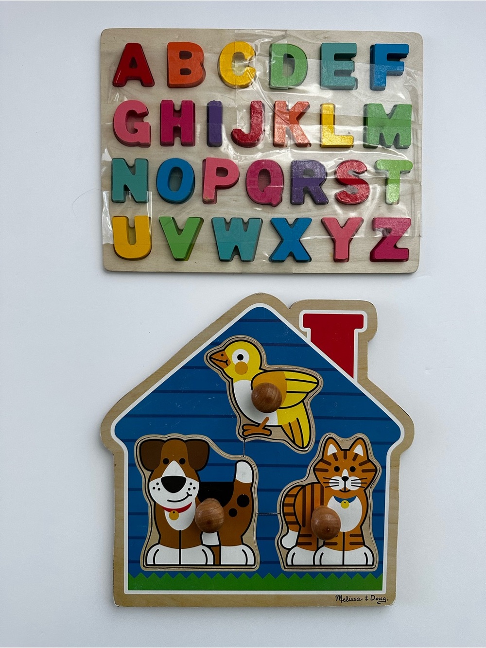 Melissa & Doug Wooden Puzzle Alphabet Wooden Puzzle